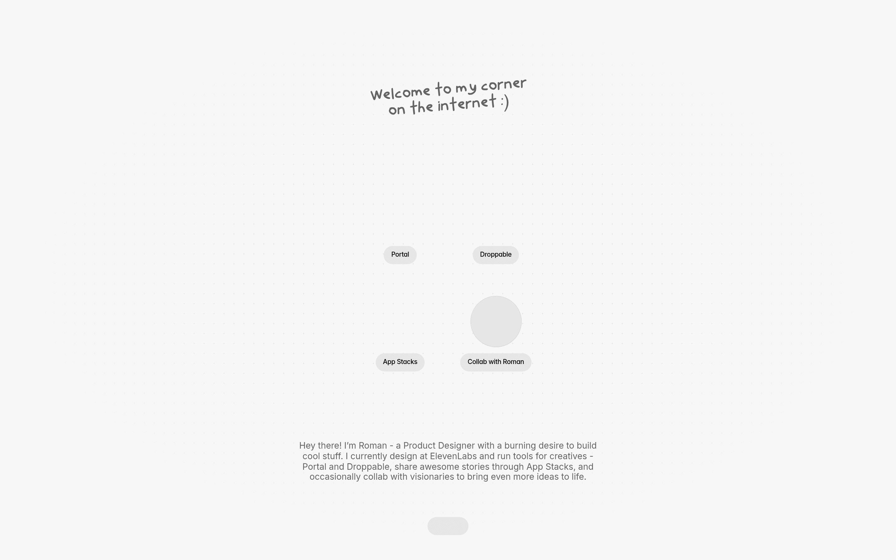 Roman Tesliuk landing page screenshot